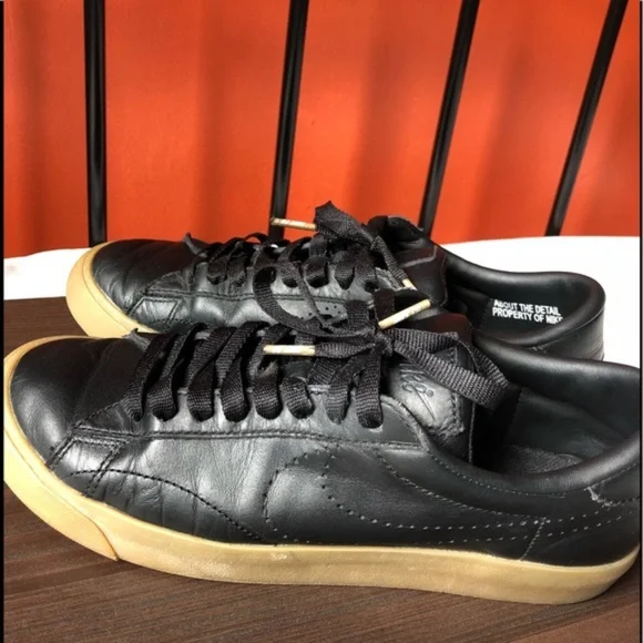 Nike | Shoes | Nike Black Sneakers Shoes Mens Size 6 | Poshmark